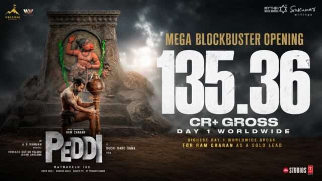 Peddi Movie Box Office Collection Reports