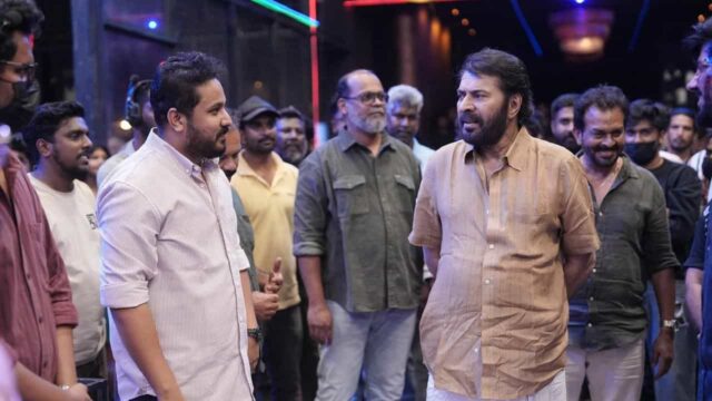 Mammootty at Im game Movie Location