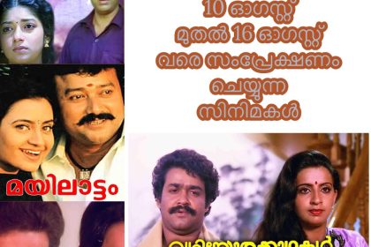 Movie Listing of Soorya Movies