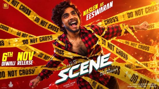 Naslen as Eeshwaran in Suriya's Scene  movie directed by Jithu Madhavan, releasing on 6 November 2026