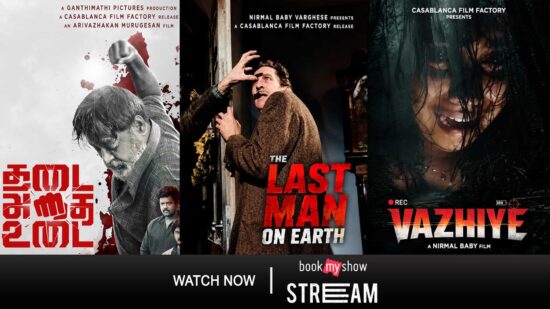 Casablanca Film Factory Brings Vazhiye, Thadai Athai Udai and The Last Man on Earth to BookMyShow Stream Casablanca Film Factory Brings Vazhiye, Thadai Athai Udai and The Last Man on Earth to BookMyShow Stream