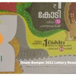 Onam Bumper 2022 Lottery Results Live