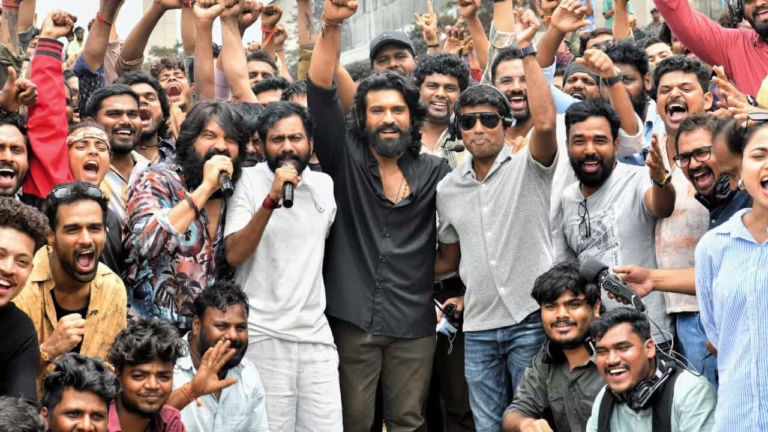 Song Shoot of Peddi Movie