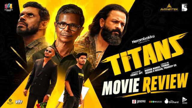 Titans Malayalam movie featuring Jayasurya and Vinayakan, directed by Prince Joy, fantasy comedy thriller set in Fort Kochi