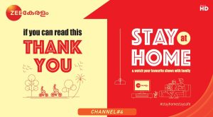 Zee Keralam Channel Stay at Home Campaign