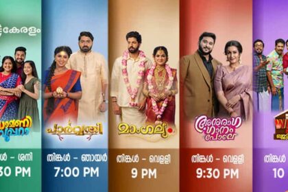 Zee Keralam Channel Today Serials